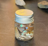 Opal Specimen Jar — Mintabie, SA