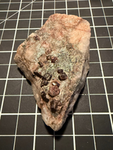Garnet on matrix from White Well, Western Australia, view 2 of 2