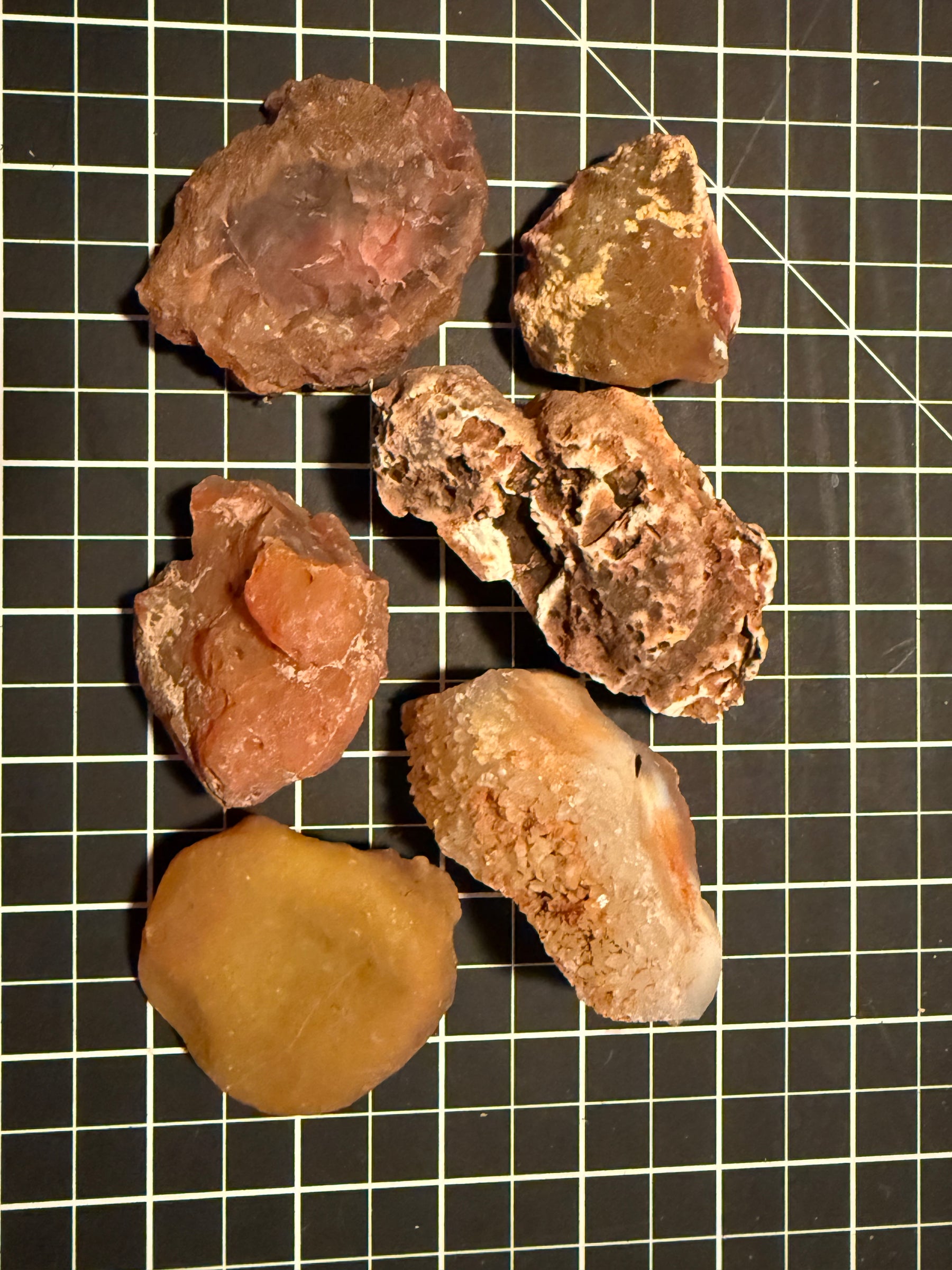 Rough agate lot from Agate Creek, Queensland