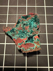 Atacamite with malachite from Mount Gunson, South Australia, view 1 of 2