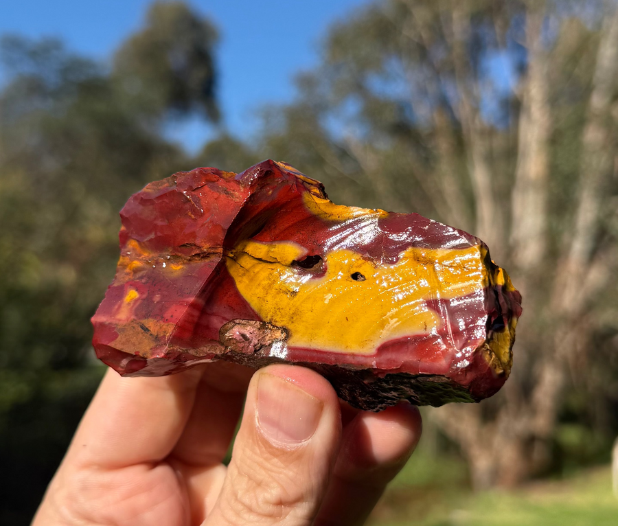 Mookaite from the Kennedy Range, Western Australia, view 6 of 6