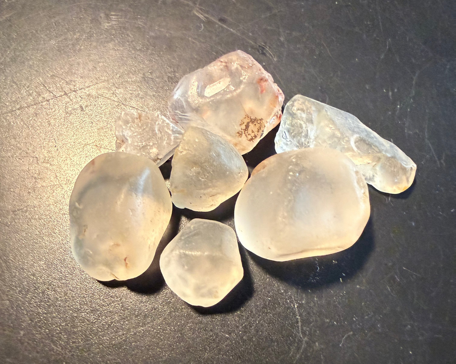 Rough topaz lot from O'Briens Creek, Queensland